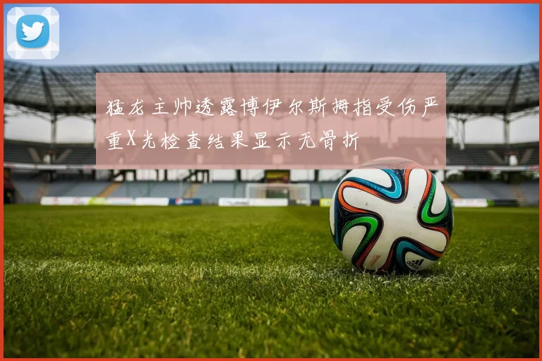 猛龙主帅透露博伊尔斯拇指受伤严重X光检查结果显示无骨折